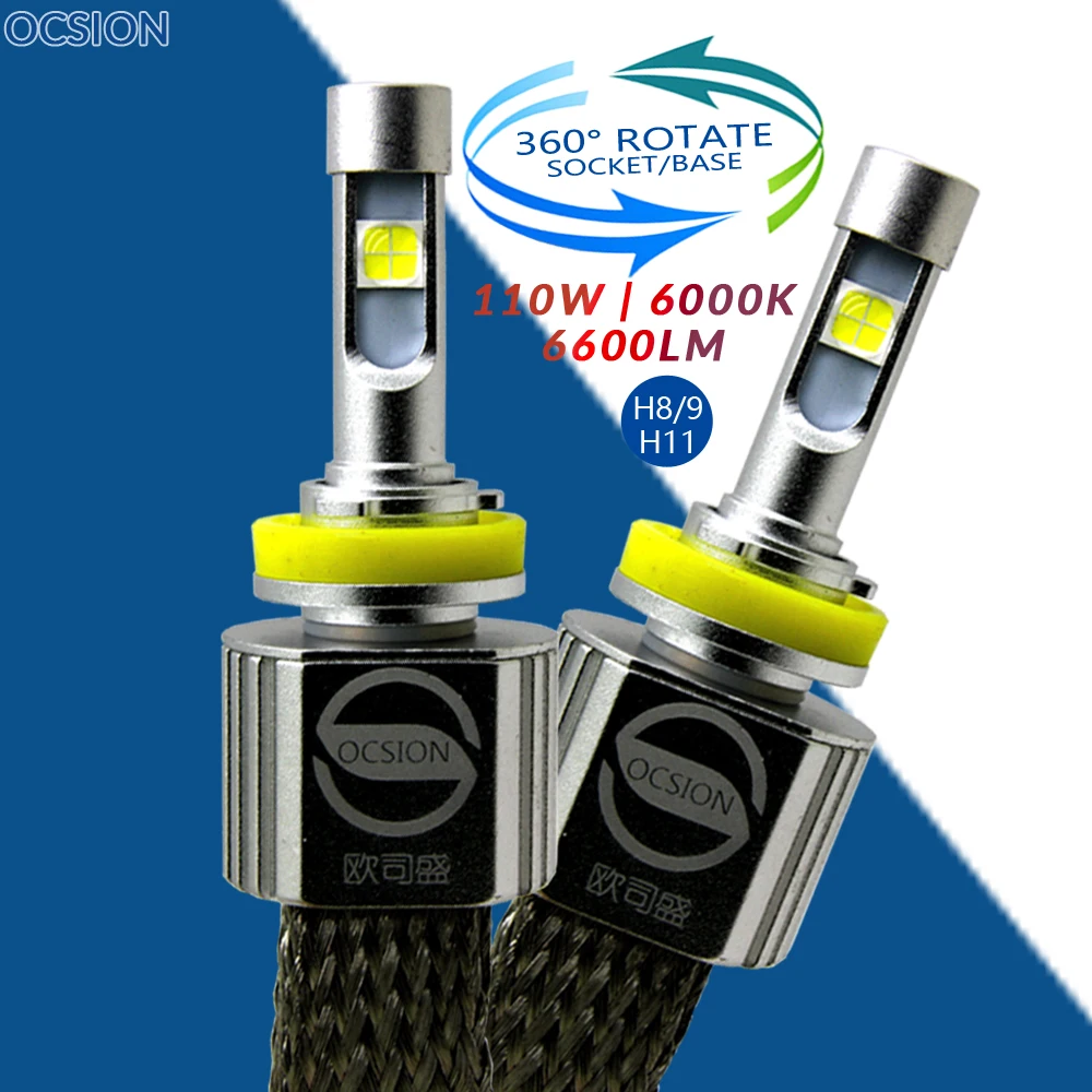 

P70 H8 H9 H11 LED 6000K 55W Headlight Bulbs XHP-70 6600LM Fog Light Bulb Auto Lamps Car Lights Lamp H4 H7 HB3 HB4 9005
