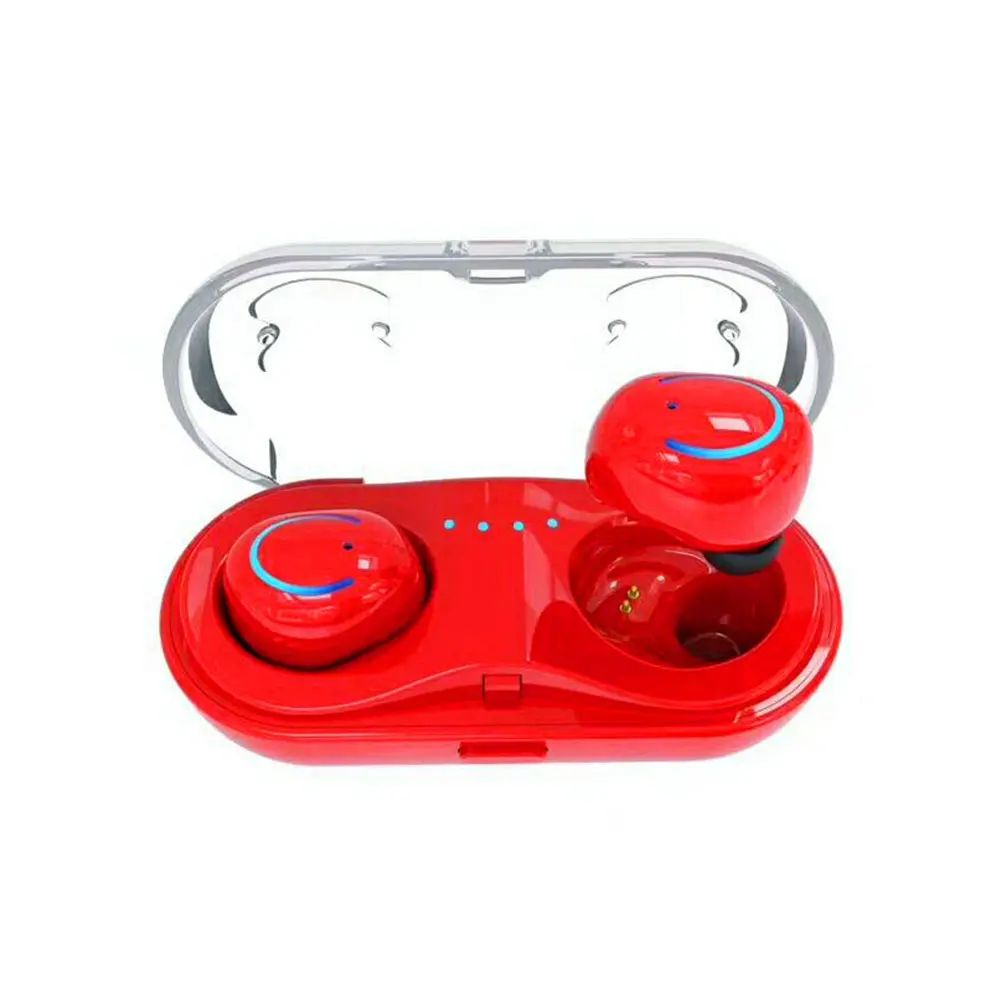 

3 colors Q18 Bluetooth 4.2 mini in ear Type IPX4 waterproof Headset High-fidelity Hi-Fi TWS Headphone With Charging Case