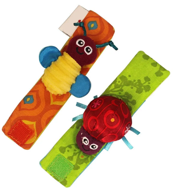 Rattle Set Baby Sensory Foot-finder Socks Wrist Rattles Bracelet Toy Gifts 