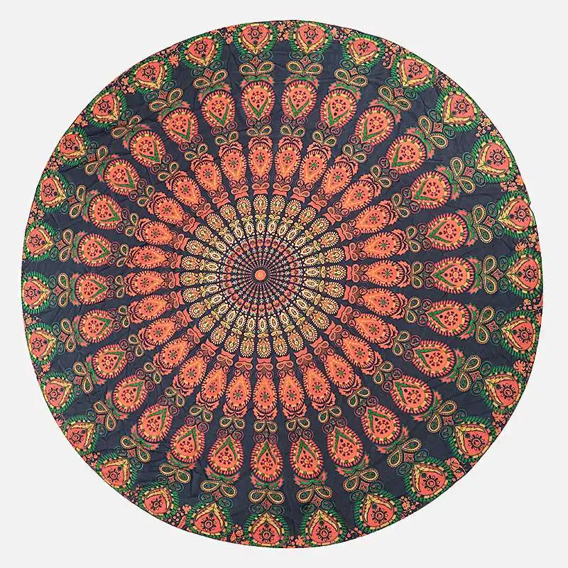 Achetez en gros tapisserie nappe en ligne à des grossistes ... Mandala ovale
