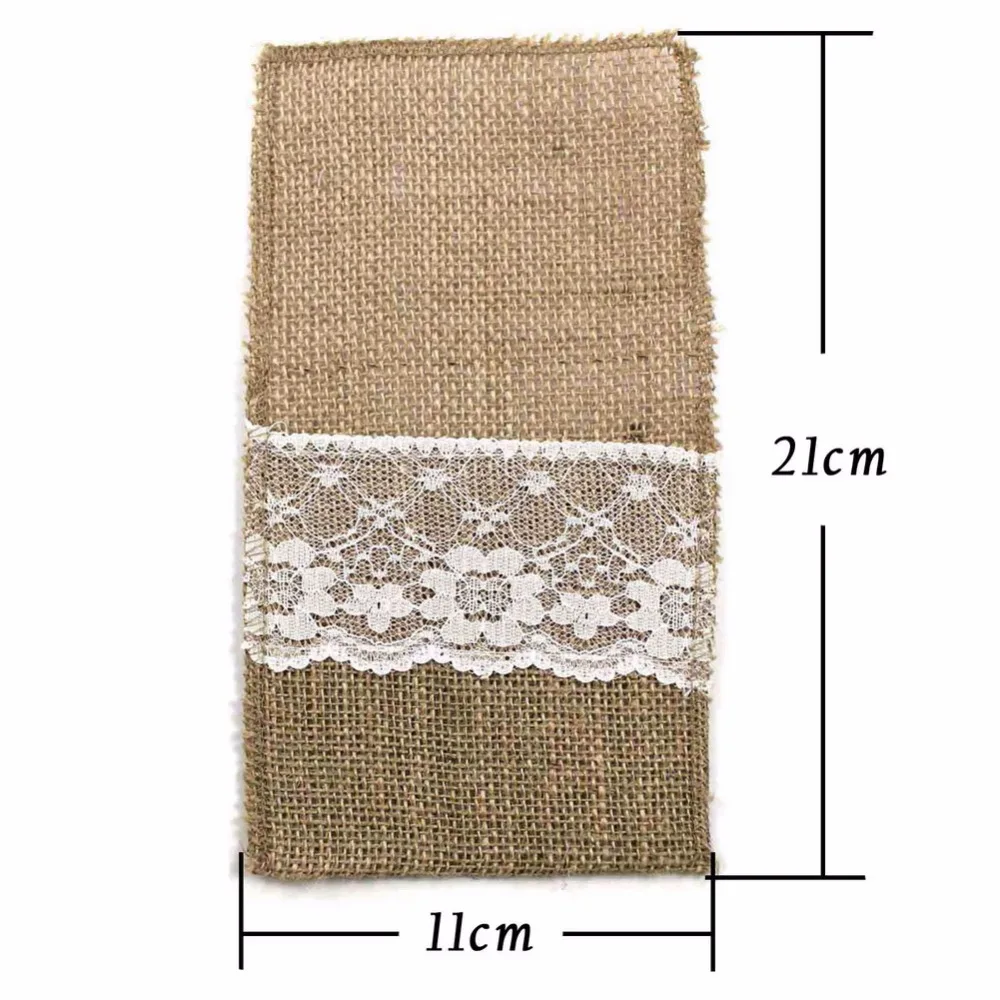 Burlap Lace Pouch (28)