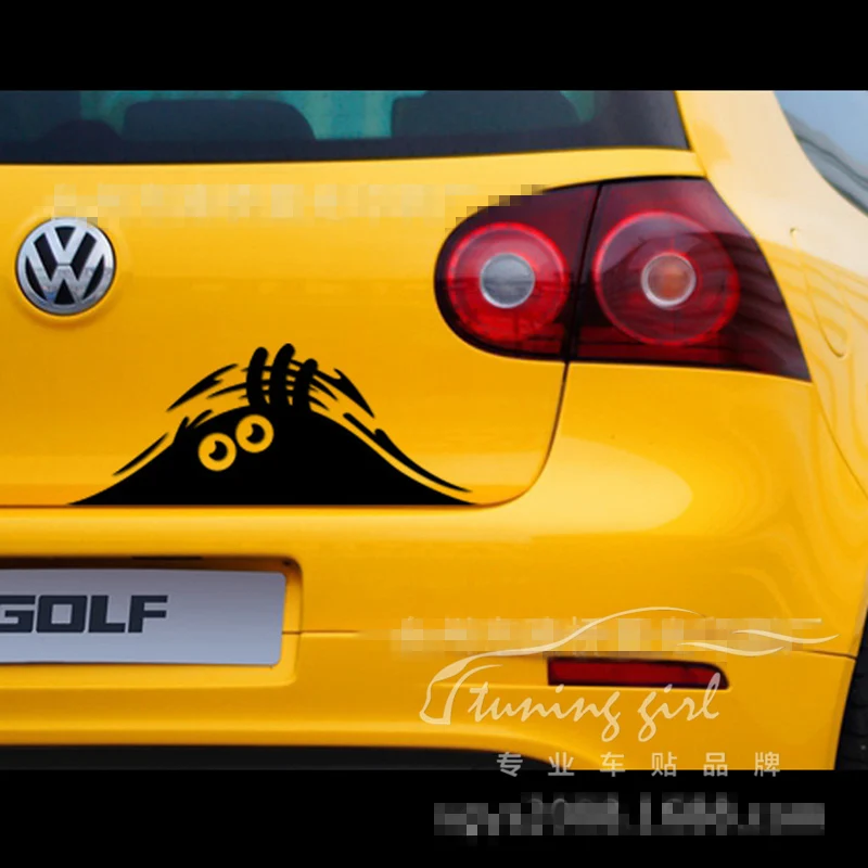 

Car Stickers Dune Monster Watching Funny Creative Decals For Tail Rear Windshield Waterproof Auto Tuning Styling 25x10cm D15