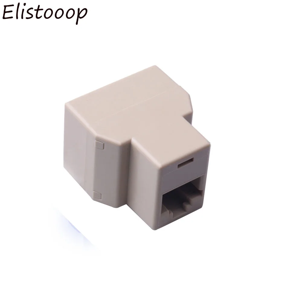Elistooop 3 шт./лот Соединительный адаптер от 1 до 2 каналов сетевой Ethernet Кабель LAN RJ45