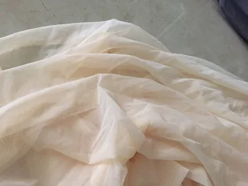 

champagne pink color high quality stretch finer tulle soft mesh fabric for lingerie tights bra tops 160cm wide 2meters/lot