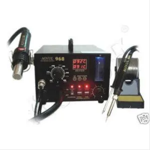 

110V Aoyue 968 SMD Hot Air 3in1 Repairing & Rework Station Soldering Irons & Stations welding iron