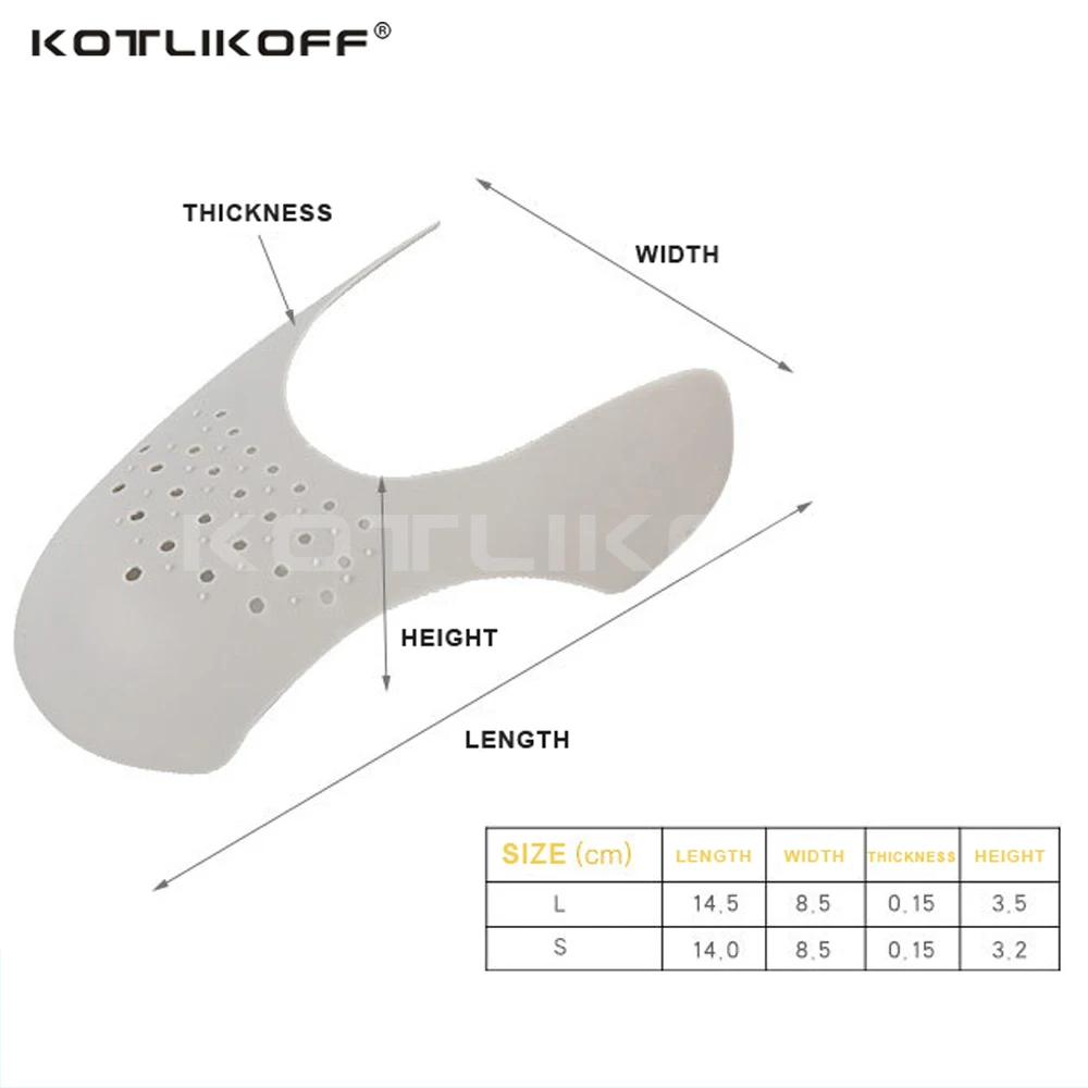 KOTLIKOFF Пластиковые носилки для обуви деревья защитная обувь капюшон подушки внутренние и внешние можно использовать обувь носилки Формирователи