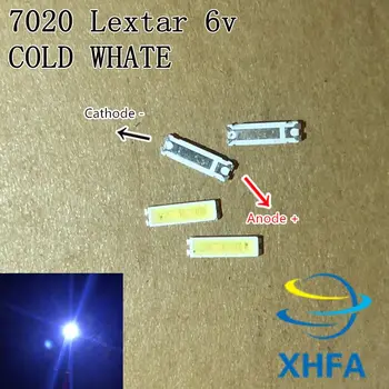 

200pcs Lextar LED Backlight 1W 7020 6V Cool white 80LM LCD Backlight for TV TV Application