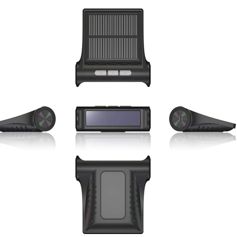 Solar TPMS Car Tire Pressure Alarm Monitor System Display 4 Internal / External Sensor Temperature Warning T06N T01W Visture