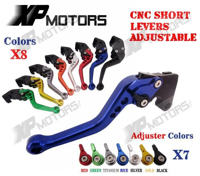 

For Yamaha YZFR1 YZF-R1 YZF R1 1998 1999 CNC Adjustable Short Brake Clutch Lever