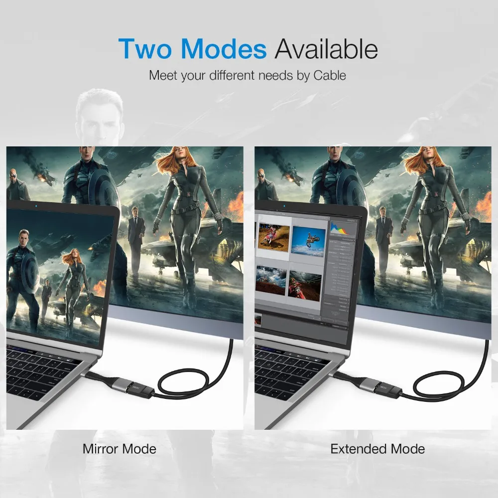 Кабель адаптер DZLST USB Type C к HDMI 4K 3 1 Thunderbolt для MacBook Chromebook DELL Samsung S8/S9 Huawei P20|Кабели HDMI| |