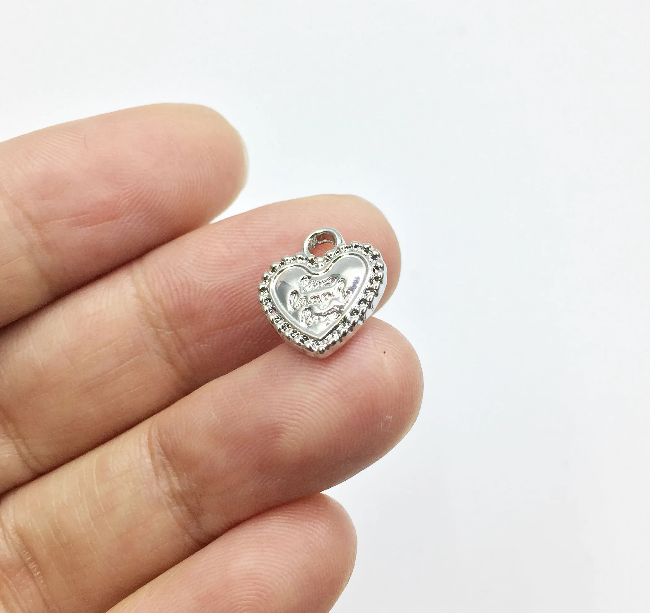 Колье Eruifa из цинкового сплава с надписью Nice Heart 20 шт. 12 мм серьги браслеты