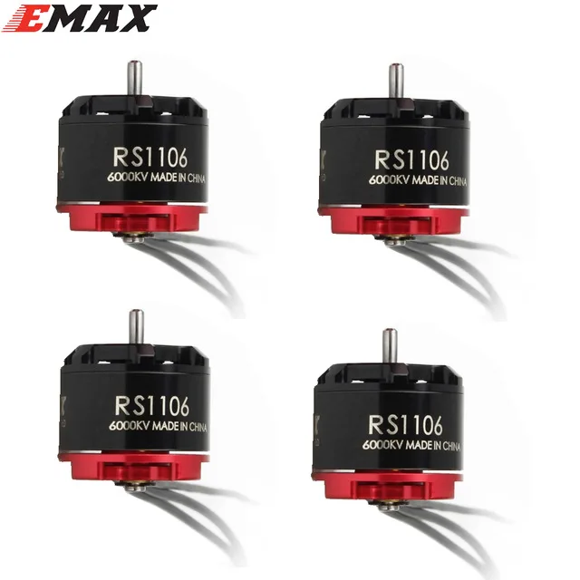 

4set/lot Original EMAX RS1106 4500KV 6000KV 7500KV MINI Brushless Motor RC FPV Racing MINI Violent Indoor Quadcopter