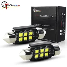 Gtinthebox C5W Lâmpadas LED Canbus 28mm 31mm 36mm 39mm 41mm Festoon luz com Auto Dome Lâmpada Da Placa de Licença Do Carro Interior Lâmpada 12 v