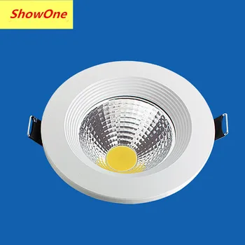 

20pcs/lot 3W-15W LED downlight new aluminum die-casting lamp body , Epistar LED chip and COB package light source, AC 85-265V