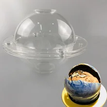 1 шт. 15 см большой шар форма d силиконовая форма шоколадный мусс форма Кондитерские инструменты для выпечки 3D планета торт шар форма