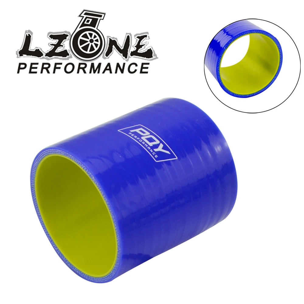 

LZONE - Blue & Yellow 3.0" 76mm Straight Silicone Intercooler Turbo Intake Pipe Coupler Hose JR-SH0030-QY