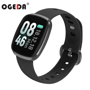 

OGEDA Smart Watch Waterproof GT103 Blood Pressure Fitness Tracker Sleep Monitor Music Control Full Screen Touch for iPhone