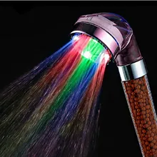 LED здоровый ручной душ ванная комната экономии воды, душ главы медицинский камень высокое давление для душа
