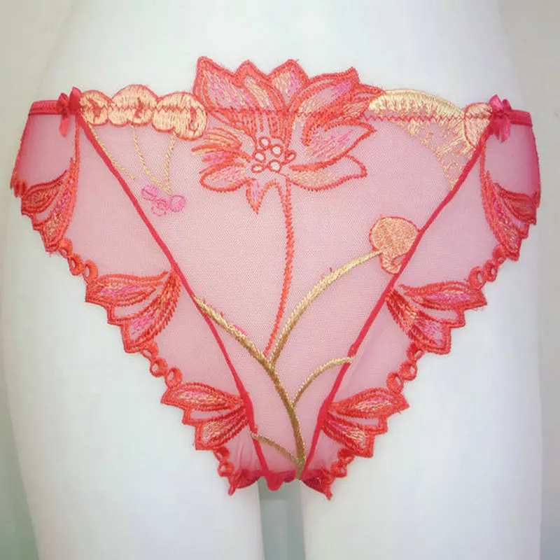 Cherry Embroidery Push-Up Bra