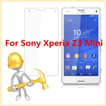 2 5D Arc Edge 9H Hardness Tempered Glass For Sony Xperia Z3mini Screen Protector Explosion Proof