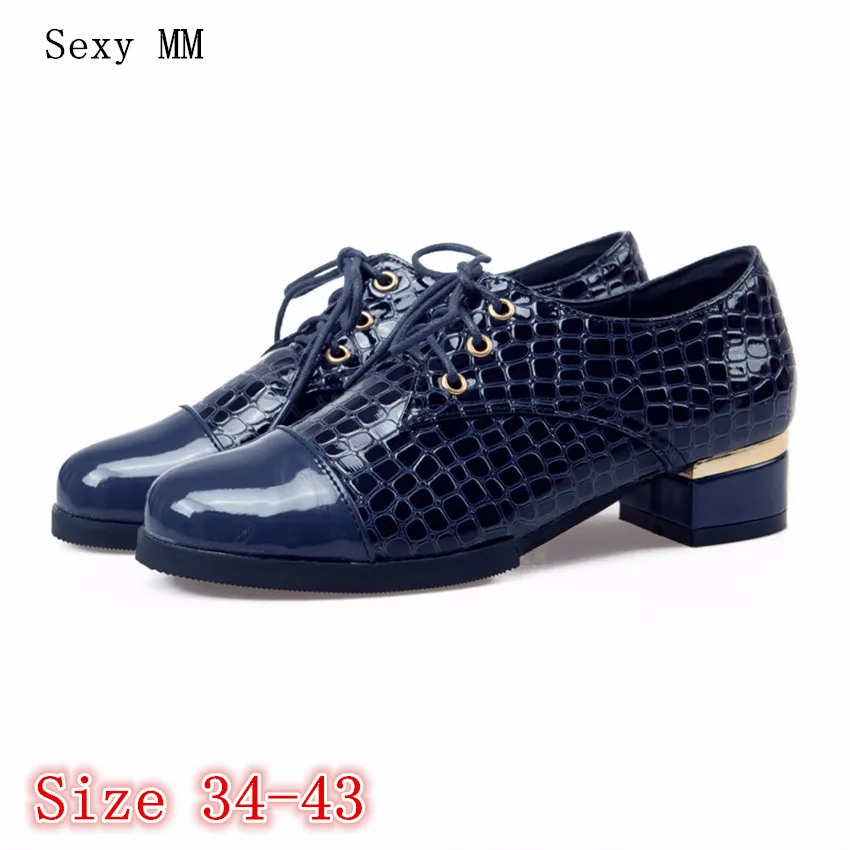 high heel oxfords pumps