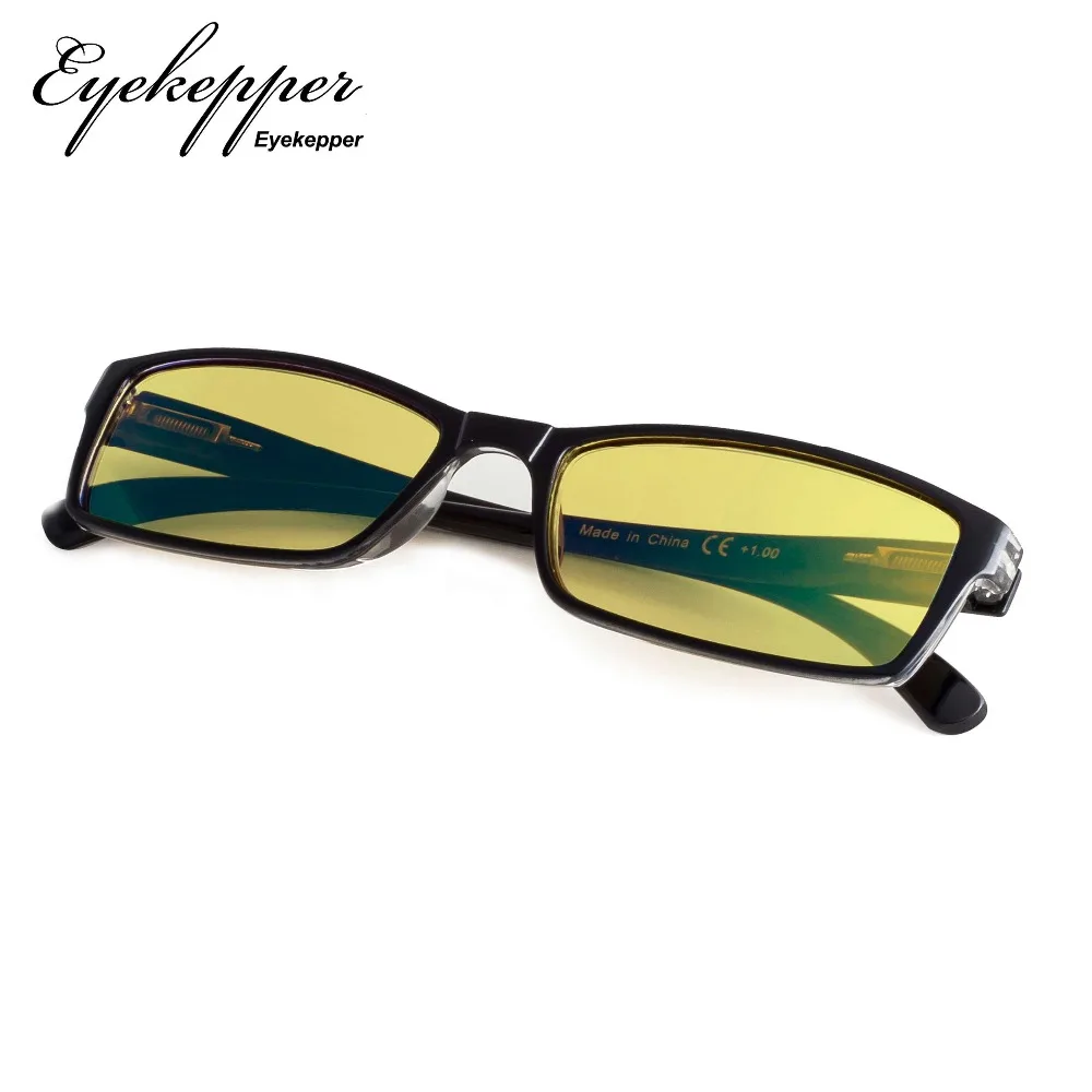 TMCG178 Eyekepper Blue Light Blocking Glasses маленькие прямоугольные линзы желтые тонированные