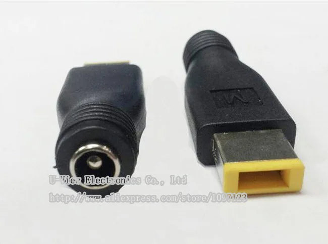 Nchtek DC 5,5x2,1 мм женский квадратный желтый наконечник с штыревых соединителей для lenovo ThinkPad X1 углерода/ /5 шт