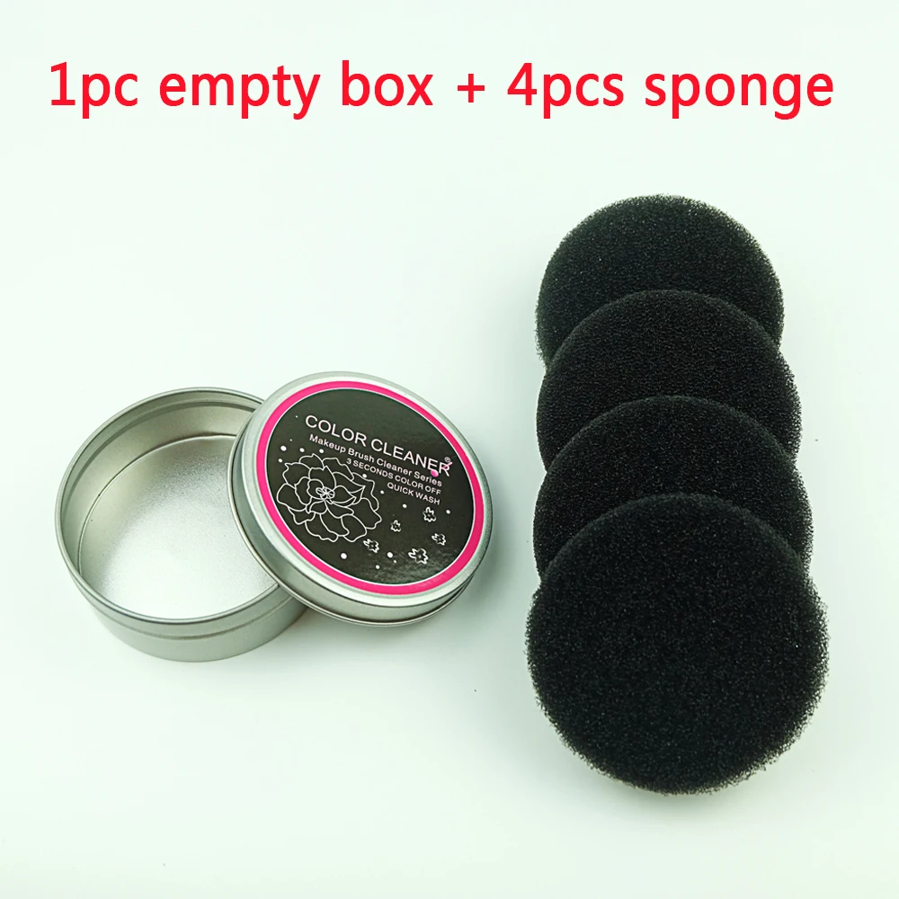 Makeup Brush Cleaner Sponge Remover Color From Brush Eyeshadow Quick Color Off