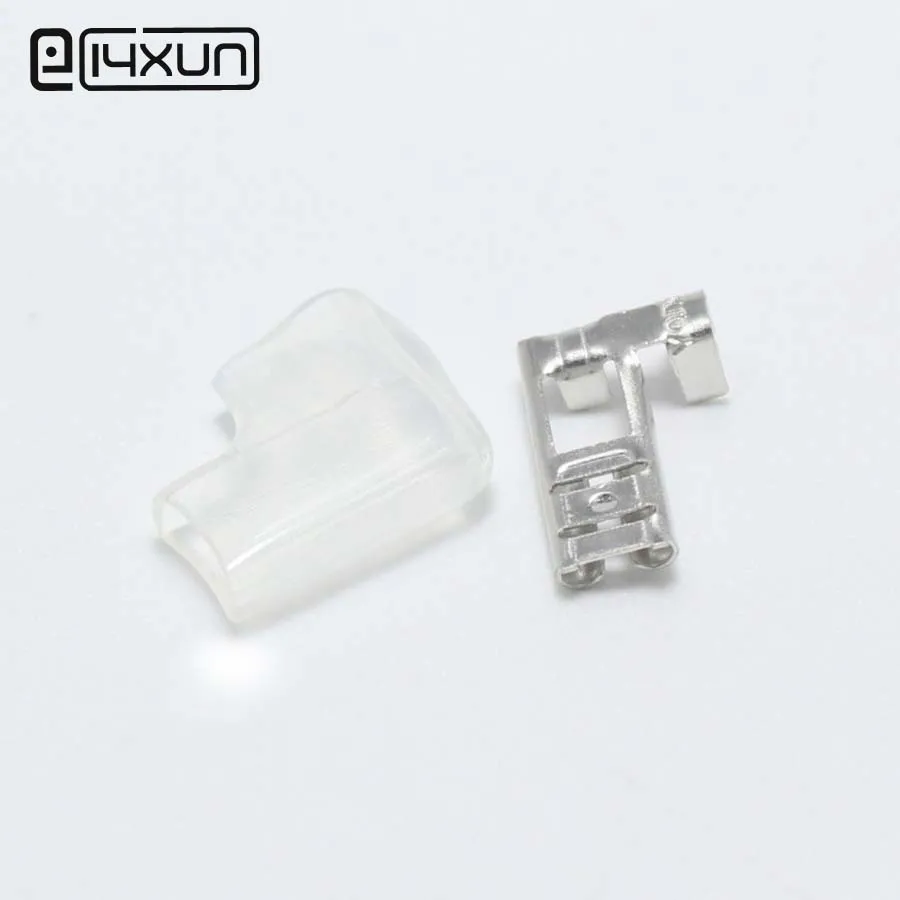 

5pcs 4.8 Crimp Terminal with Case 4.8mm Insulated Spring Connector Flag Female Cold Terminal Nickel-plated