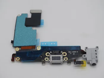 

10pcs/lot OEM New For iPhone 6 Plus 5.5 inch Dock Charging Port Headphone Jack Mic Connector Flex Cable Repair free shipping