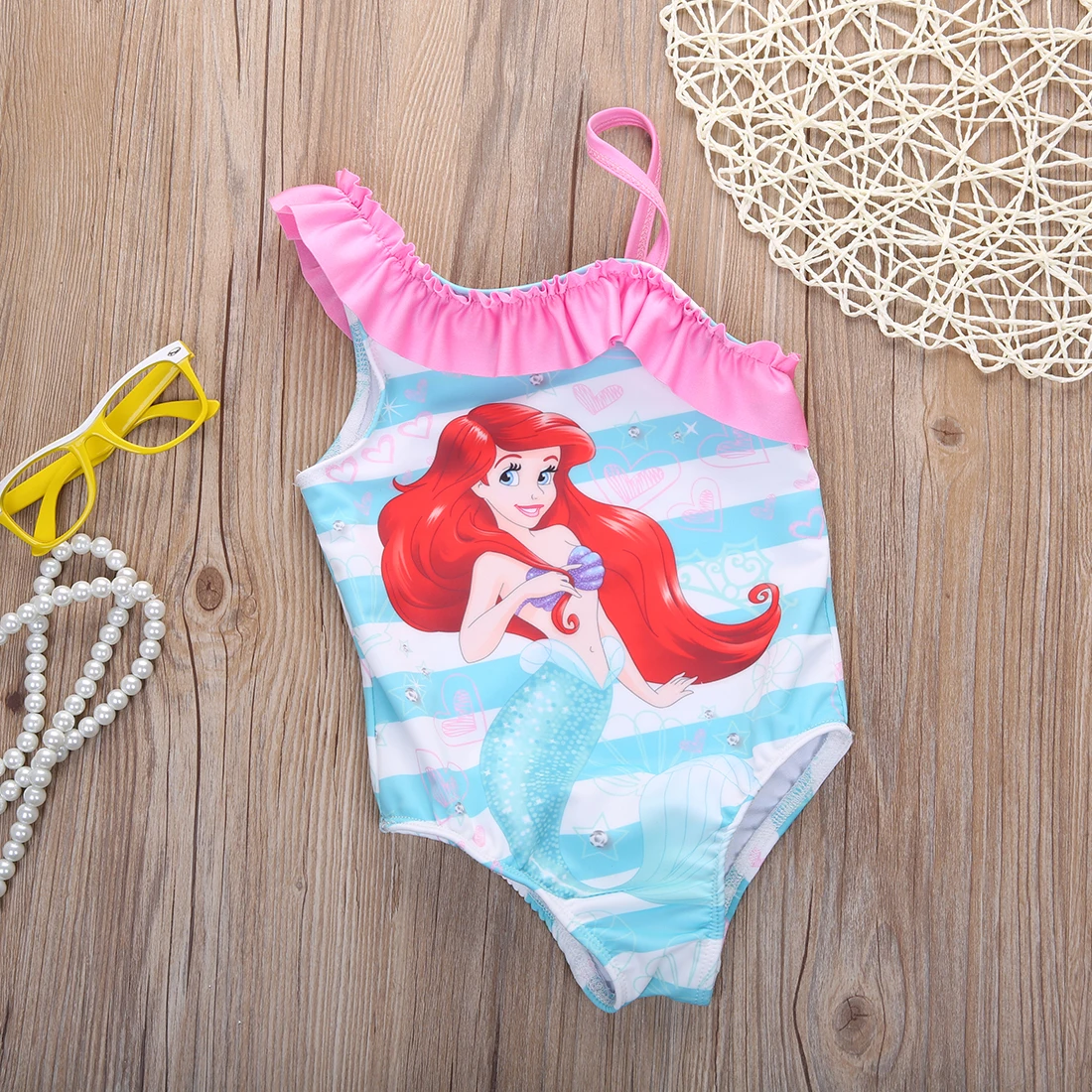 Купальник бикини с русалочкой для маленьких девочек|costumes swimming|swimwear swimmingcostume costume |