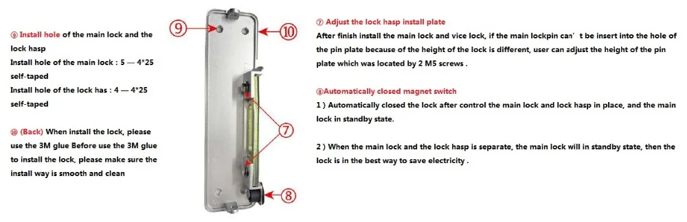 New Wireless Electric Door Lock Mortise Lock  (18)