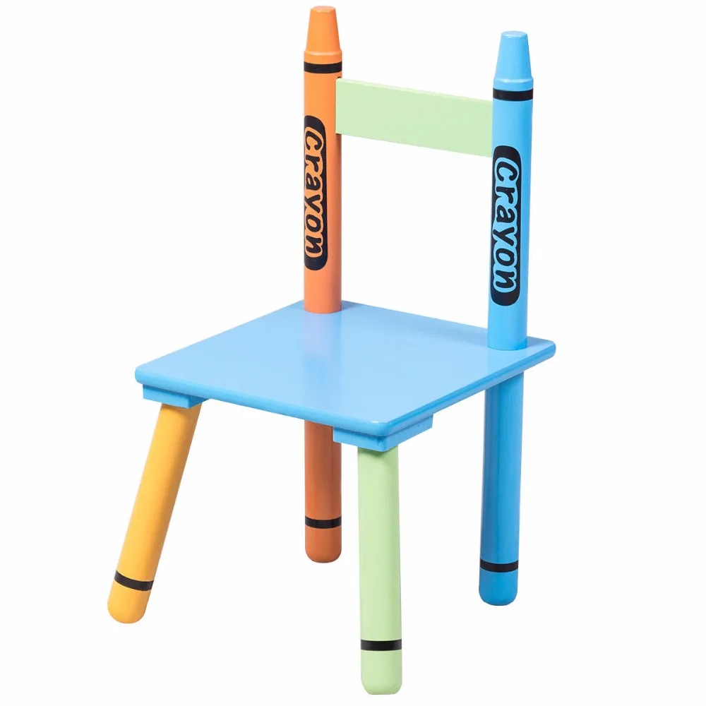 Giantex 3 Piece Crayon Kids Table & Chairs Set Wood Children Activity Playroom Furniture Colorful Kids Learning Tables HW56663 Giantex 3 Piece Crayon Kids Table & Chairs Set Wood Children Activity Playroom Furniture Colorful Kids Learning Tables HW56663