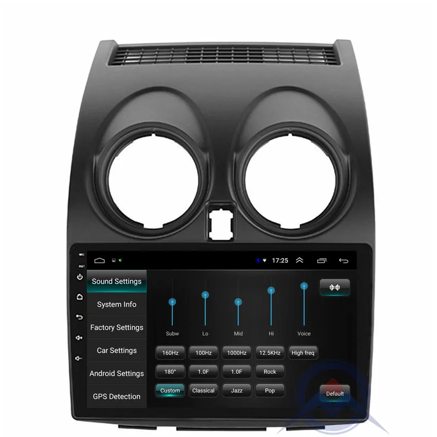 Top ZOHANAVI 9inch 2.5D Android car Multimedia Player For Nissan Qashqai 2010 2007- 2014 Car Radio DVD Player GPS Navigation maps 5