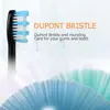 Mornwell 4pcs Black Standard Replacement Toothbrush Heads with Caps for Mornwell D01B Electric Toothbrush ► Photo 3/5
