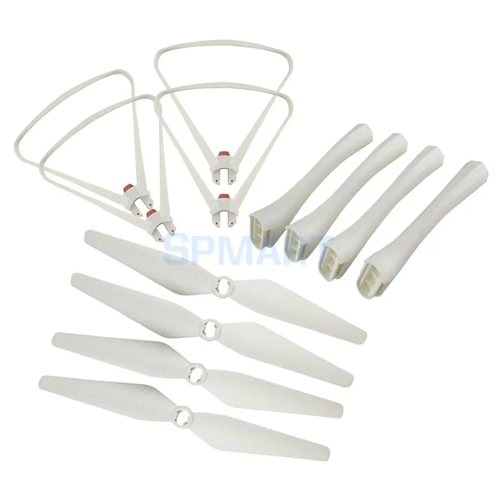 Propeller Prop & Landing Gear & Protective Cover Ring for SYMA X8SW X8SC X8SG X8 Pro RC Drone Helicopter Quadcopter