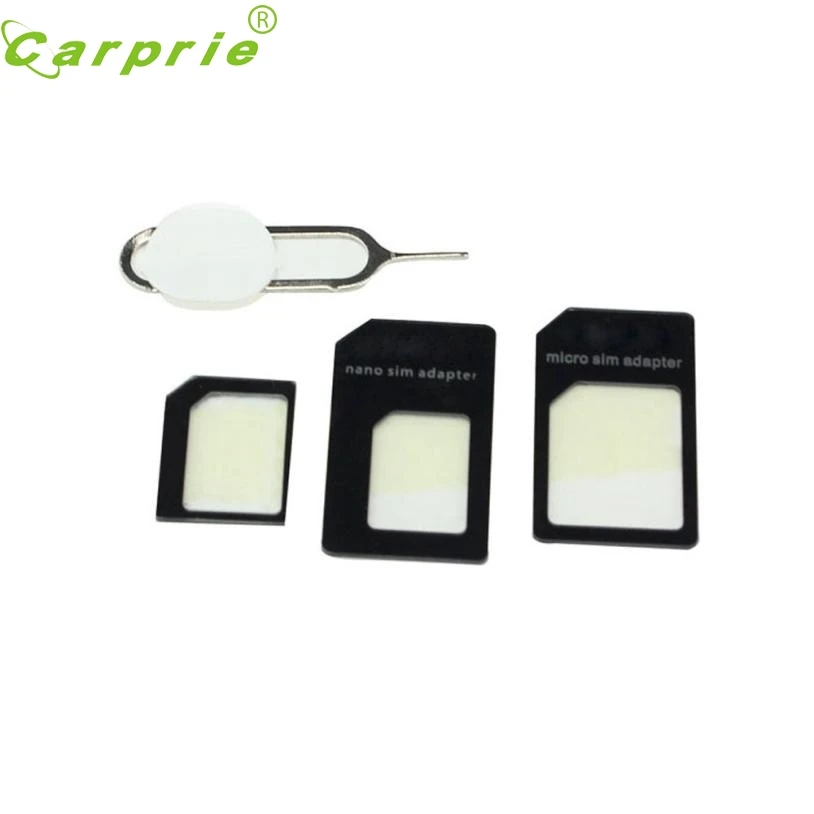 

Top Quality Convert Nano SIM Card to Micro Standard Adaptor For iPhone 5 Sim Cards Adapters MAY18 Drop Ship