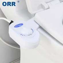 Unplugged Bidet Toilet Seat Ass Sprayer Attachment Self Cleaning Bathroom Non-Electric Buttocks Washing ORR non electric bidet toilet attachment fresh water mechanical sprayer ass washer implement simple clean body irrigador orr