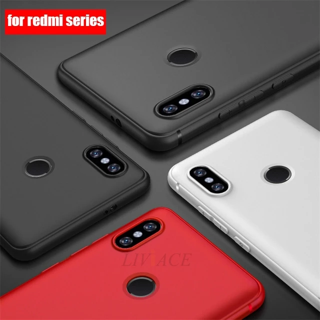 Матовый ультратонкий Мягкий чехол из ТПУ для Xiaomi redmi note 7 6 pro 5 plus 4 4x 4a 5a prime s2 6a y2