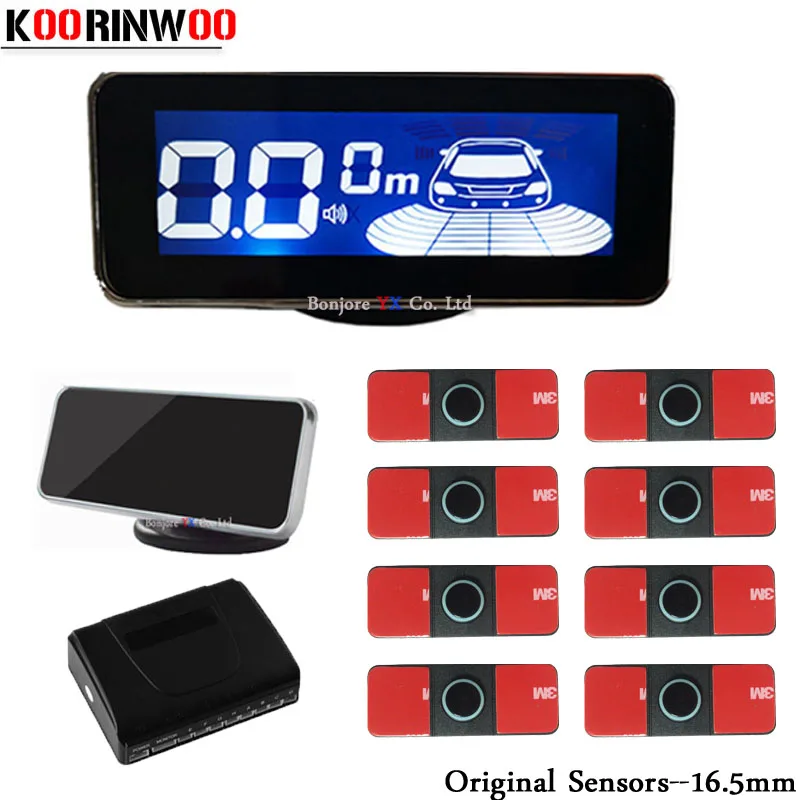 Koorinwou Parkmaster Original 16,5 MM sensores de estacionamiento 8 sensor de Radar de coche ciego Detector de aparcamiento asistencia de agua sensor de nivel