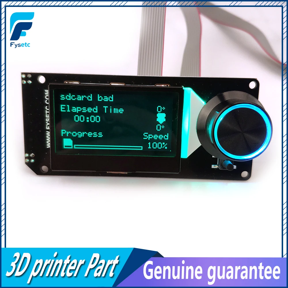 Тип B MINI12864LCD экран RGB подсветка Белый Мини 12864 в 2,1 дисплей Поддержка Marlin DIY для SKR с sd-картой части 3d принтера