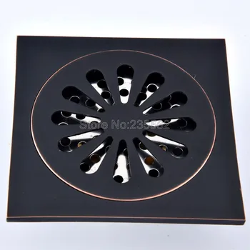 

Bathroom Accessory /Black Oil Rubbed Brass Tile Insert Floor Drain Square Bathroom Shower Drain lhr087