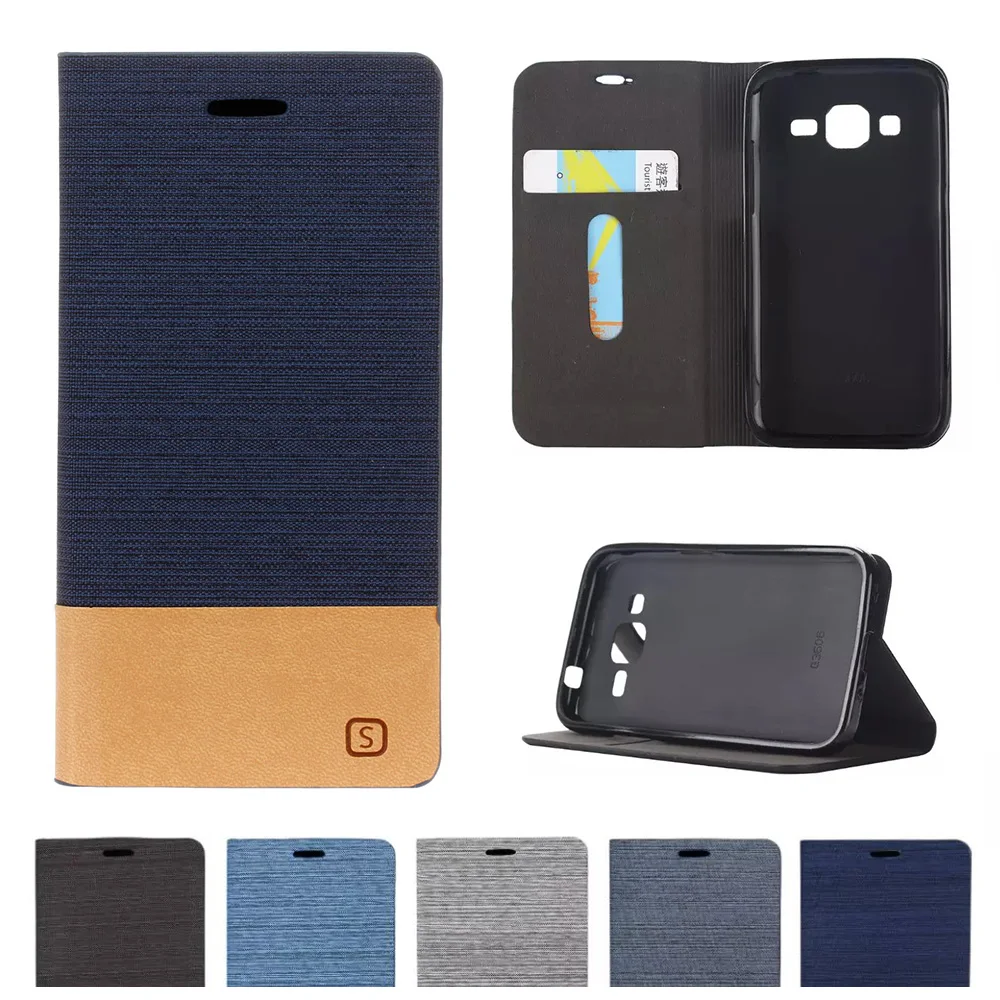 

Case For Samsung Galaxy Core Prime G360 G361 SM-G360F Denim Leather Case Flip Phone Cover For SM-G361P SM-G360H SM-G361H SM-G360