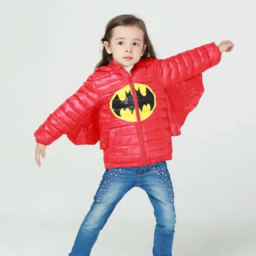 Benemaker/куртка для маленьких мальчиков и девочек; зима 90%; пуховое пальто; ветровка; одежда Бэтмена; детская одежда; детский зимний комбинезон; YJ100