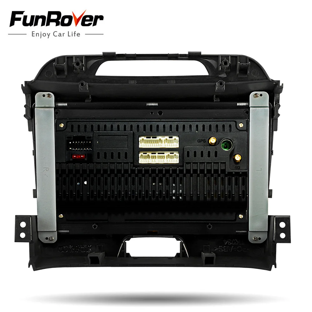 Best FUNROVER 2.5D+IPS Android 9.0 car dvd for KIA sportage 2011 2012 2013 2014 2015 radio gps navigation 2 din car multimedia player 5