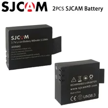 2 шт. оригинальный SJCAM бренд 3.7 В Li-Ion 900 мАч резервного копирования аккумуляторной батареи для SJCAM SJ4000 SJ5000 M10 серии Спорт камеры DV