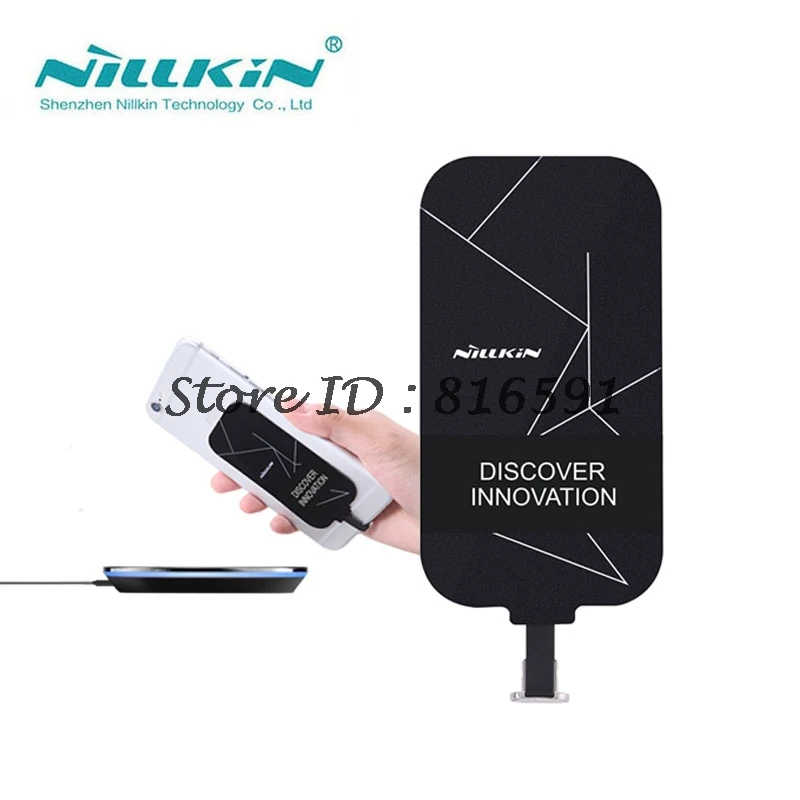 

Nillkin sFor iPhone 7 Wireless Charger Magic Tags QI Wireless Charging Receiver for iPhone 7 7Plus 6 6S 5S SE 6SPlus 6Plus