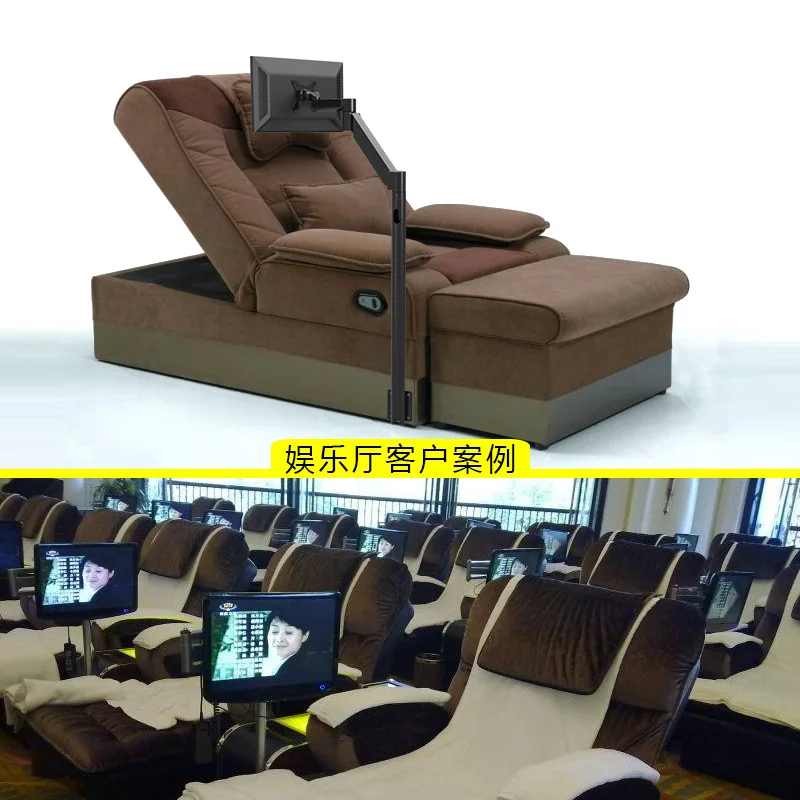 Customized Floor Mount Monitor Holder Floor Stand Sofa Bedside