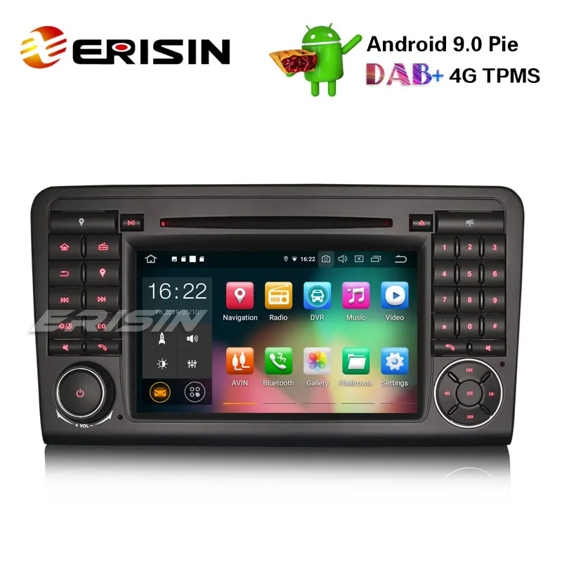 Erisin ES7983L 7" 8-Core Android 9.0 GPS DAB+ Car Stereo CD DVR BT for Mercedes ML/GL Klasse W164 X164