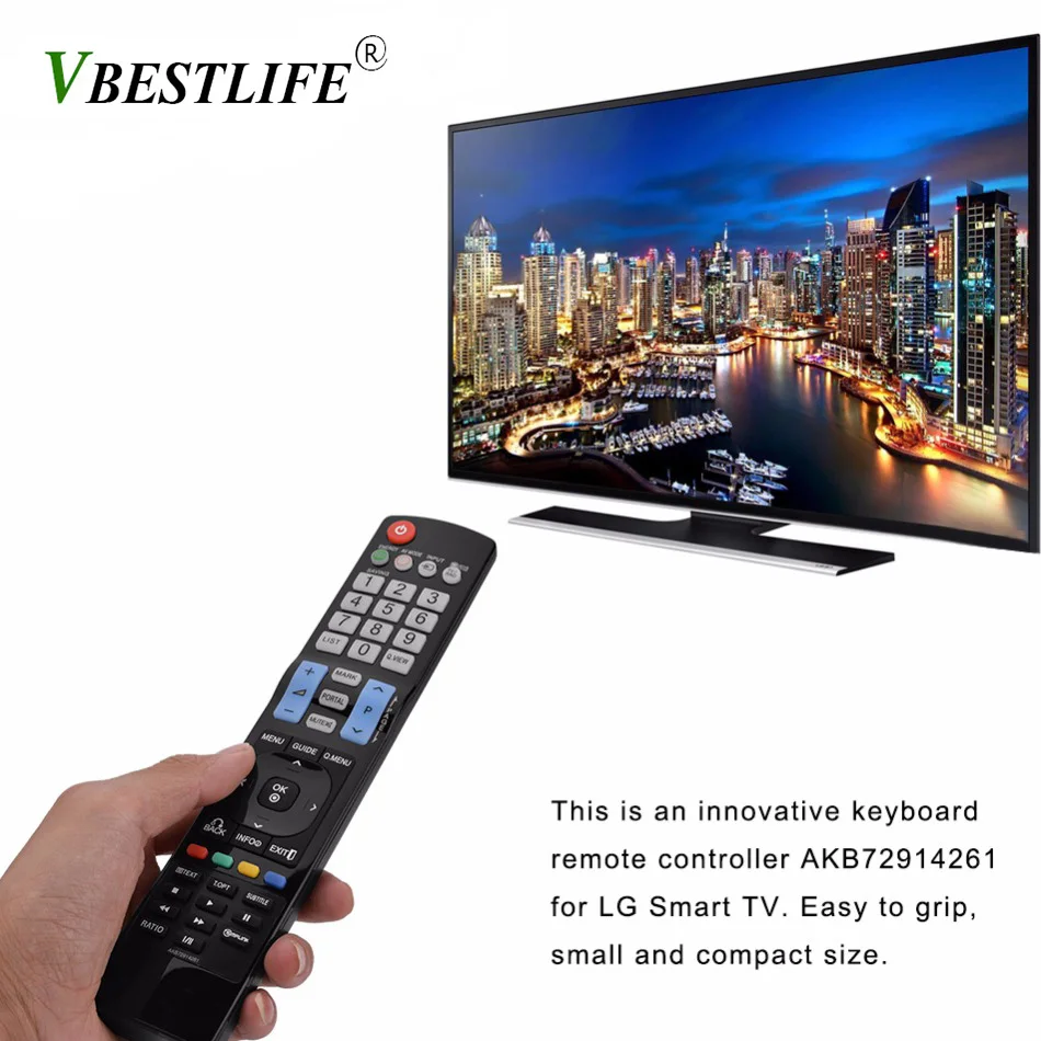 

VBESTLIFE Universal Smart TV Remote Control Replacement For LG AKB72914207 LCD LED Smart TV Television Wireless Remote Control